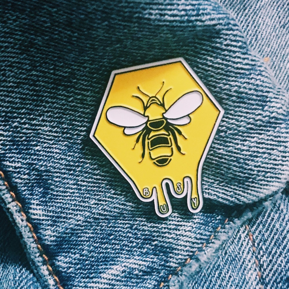 15% IS DONATED TO SAVE THE BEES | Busy Bee Pin